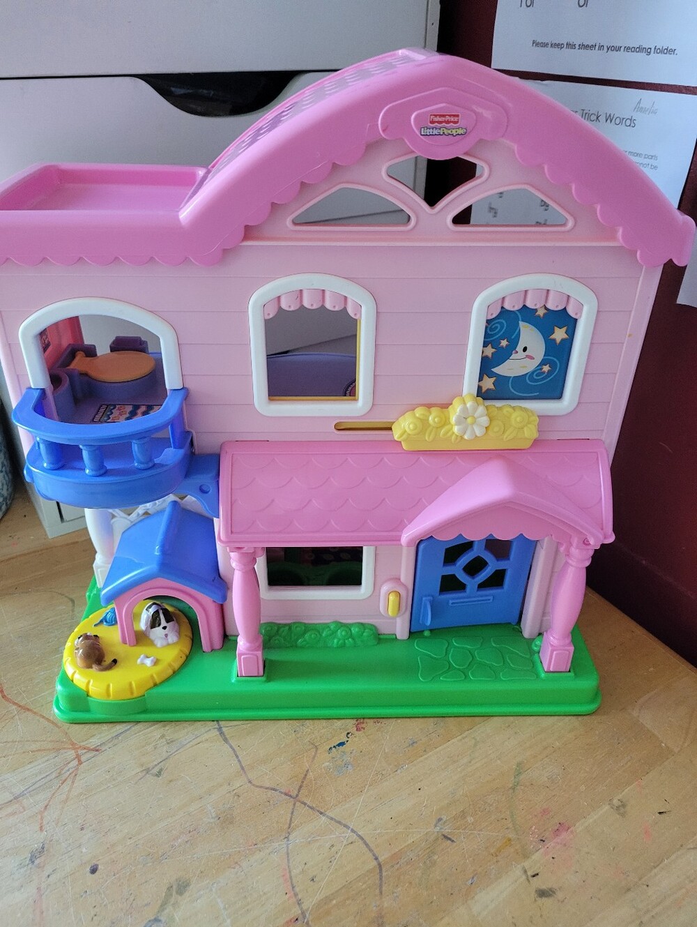 Fisher Price Little People Busy Day Cottage House - 2006